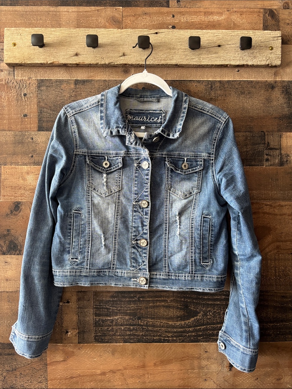Maurices Light Blue Denim Jean Jacket